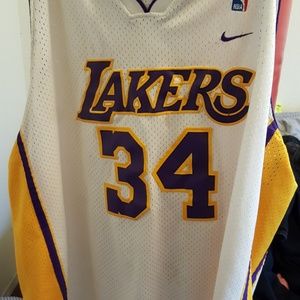 Nike Shaq lakers jersey
